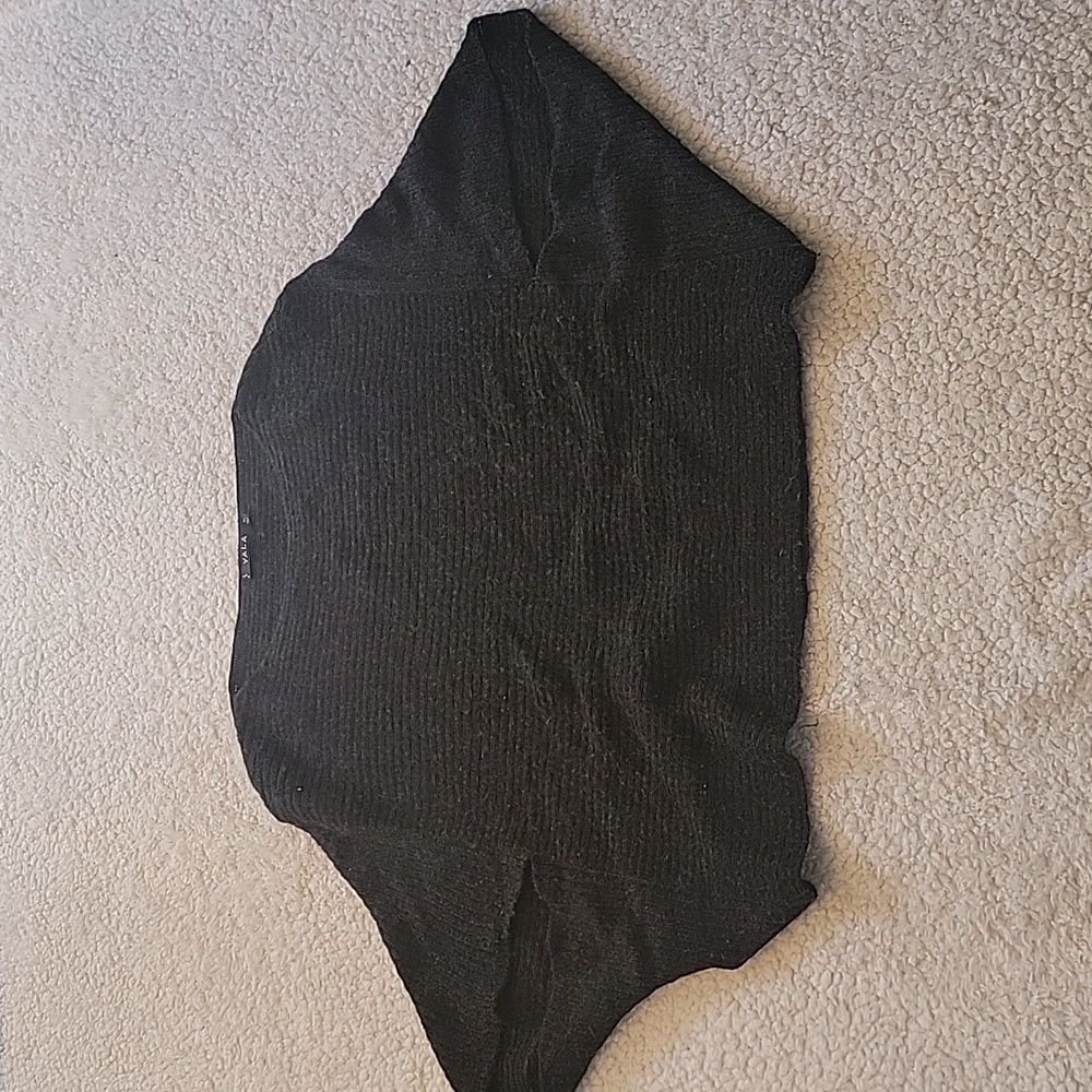 Black ponchoish sweater